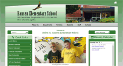 Desktop Screenshot of hansen.stoughtonschools.org